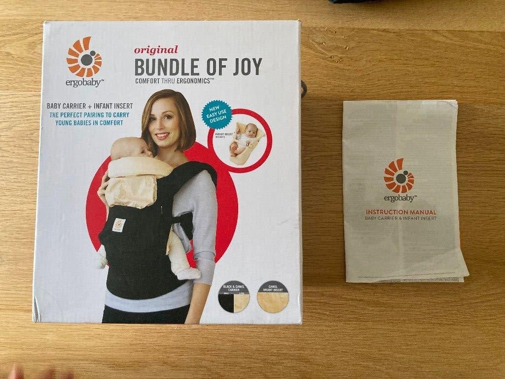 Ergobaby draagzak met verkleinkussen, Zo goed als nieuw, Buik, Rug of Zij, Draagzak, Ophalen