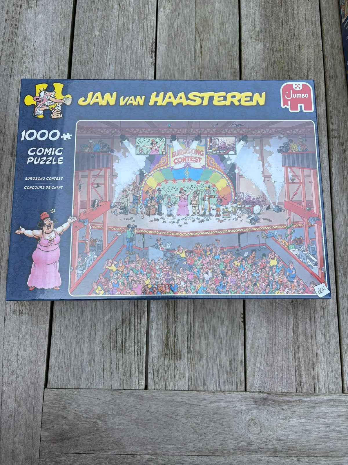 Jan van Haasteren 1000 Eurosong contest nieuw, Ophalen, 500 t/m 1500 stukjes, Nieuw