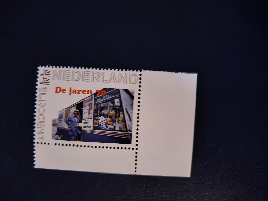 Persoonlijke zegel de jaren 70 hoekstuk de SRV wagen, Verzenden, Na 1940, Postfris
