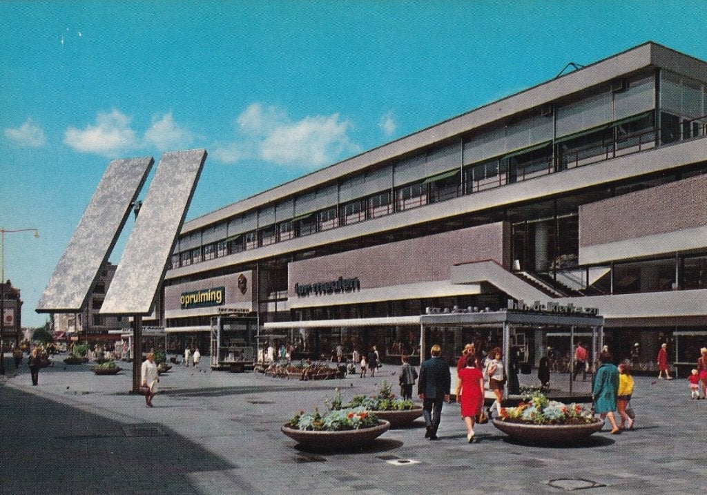 753W Rotterdam nu Binnenweg plein ter Meulen en .., Ophalen of Verzenden, 1960 tot 1980, Ongelopen, Zuid-Holland