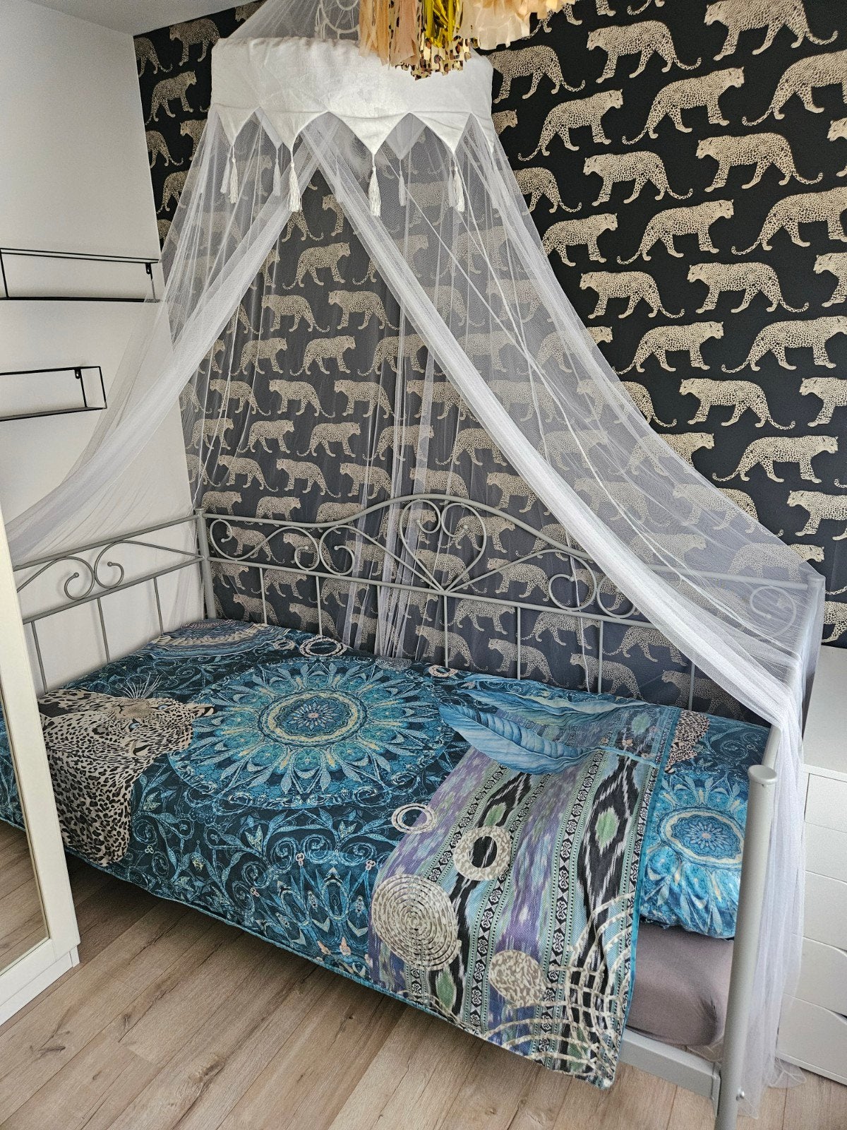 Een persoons bed, Ophalen, 85 tot 100 cm, Zo goed als nieuw, Lattenbodem