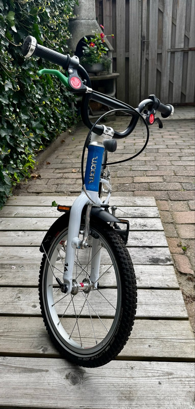Woom 3 kinderfiets - 16 inch - Blauw, Fietsen en Brommers, Ophalen, Zo goed als nieuw, Velgrem, 16 tot 20 inch