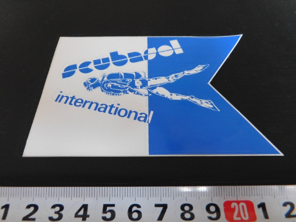 sticker SCUBASOL International duiker, Ophalen, Zo goed als nieuw