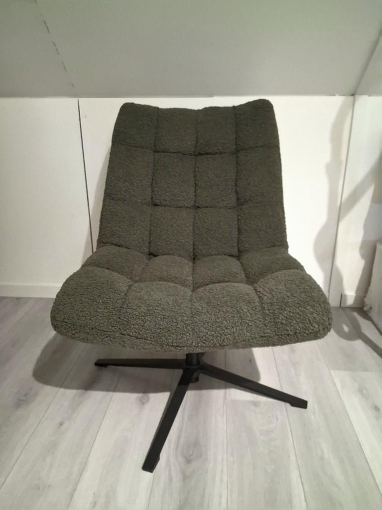 WOOOD Draaibare teddy fauteuil (donkergroen), Ophalen, Zo goed als nieuw, Overige kleuren, Eén