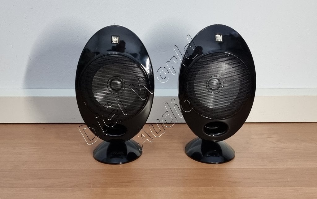 KEF befaamde Eitjes, Stereo speakers, Ophalen of Verzenden, Zo goed als nieuw, 60 tot 120 watt