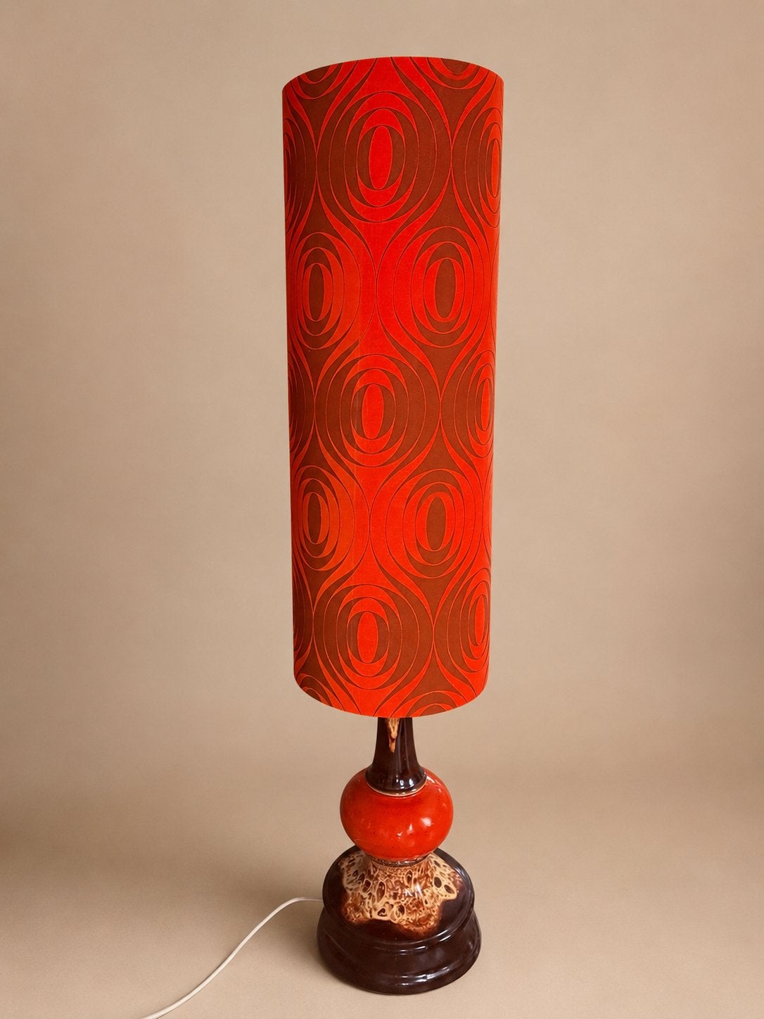 Vintage jaren 70 vloerlamp, Huis en Inrichting, Lampen | Vloerlampen, Ophalen, Zo goed als nieuw, 150 tot 200 cm