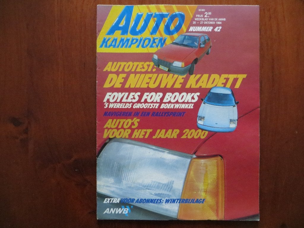 Autokampioen 42 1984 Opel Kadett (test), Foyles Books, Ophalen of Verzenden, Nieuw, Opel