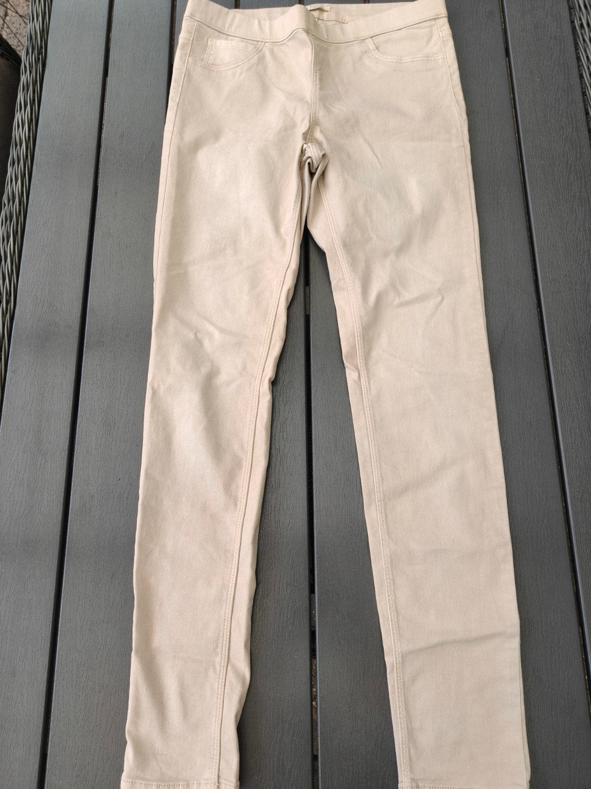 H&M broek maat S, H&M, Beige, Ophalen of Verzenden, Zo goed als nieuw