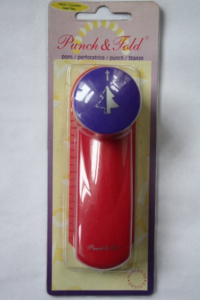 Punch en foldpons vouw pons kerstboom, Verzenden, Nieuw, Kerst, Pons of Mal