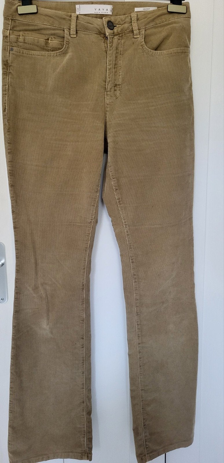 Yaya ribbroek maat 36, Beige, Ophalen of Verzenden, Zo goed als nieuw, Yaya