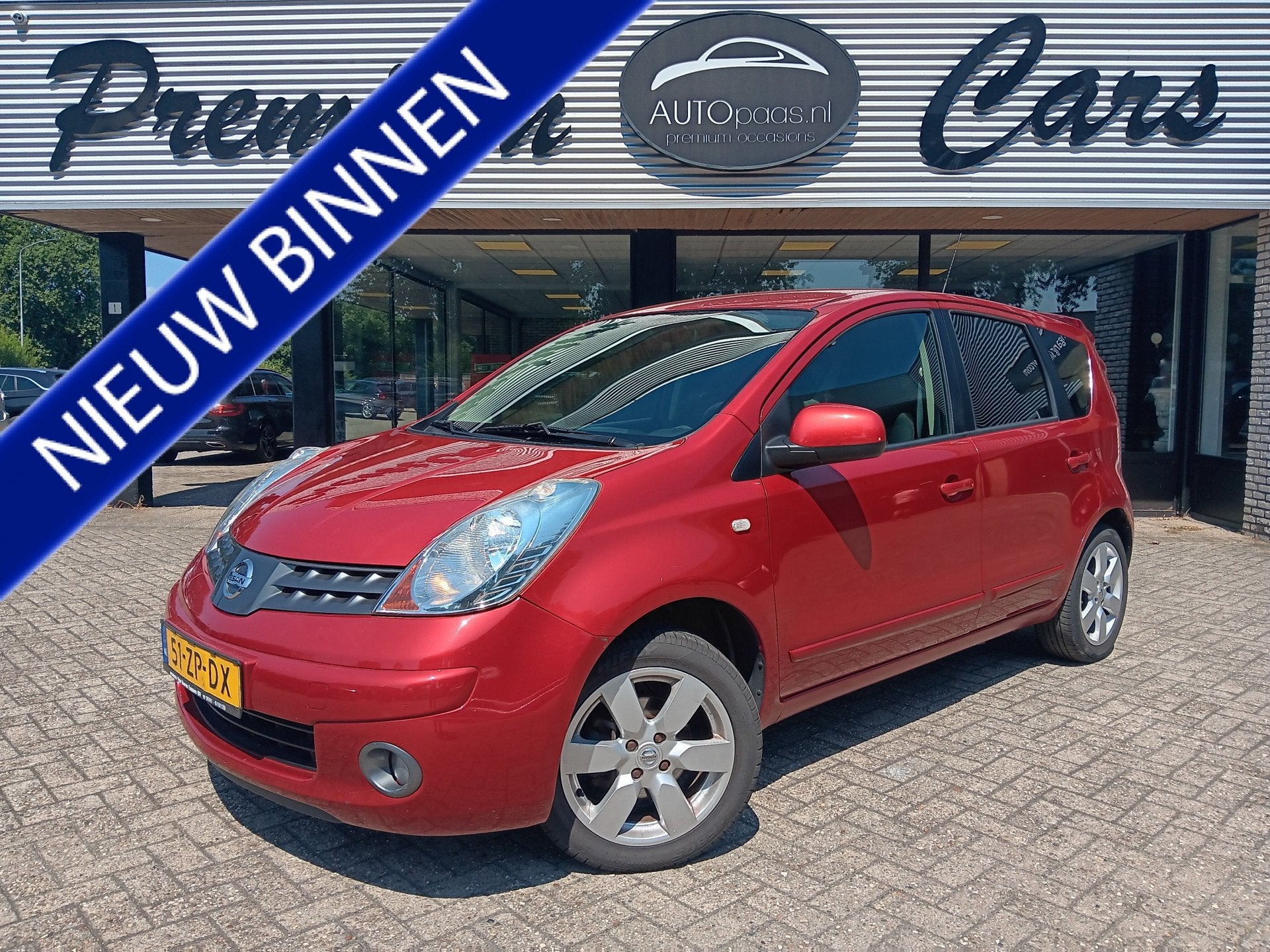Nissan Note 1.6 Acenta,Airco,Bluetooth,trekh,1ste eigenaar,t, Voorwielaandrijving, Zwart, 4 cilinders, Origineel Nederlands