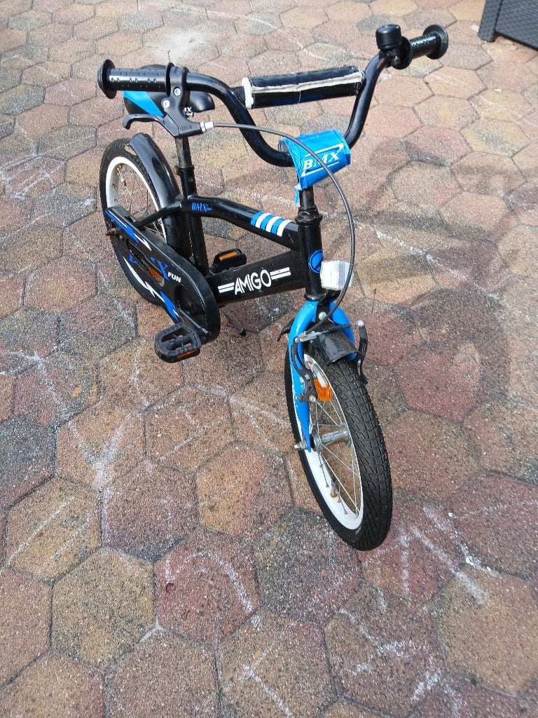 Amigi kinderfiets 16 inch, Fietsen en Brommers, Ophalen, Terugtraprem, Amigo, 16 tot 20 inch
