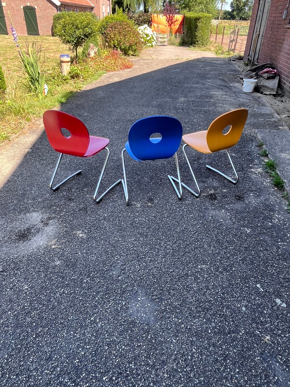Verner Panton stoelen, Ophalen, Gebruikt, Metaal