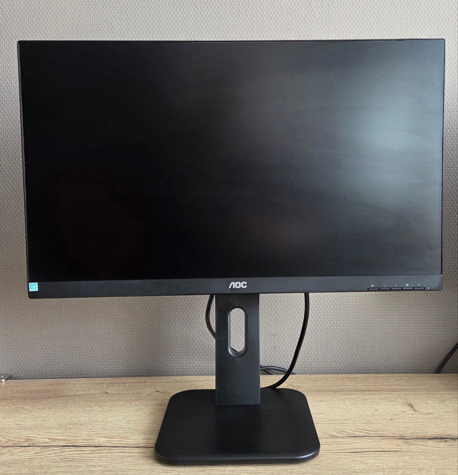 AOC 24 inch LCD monitor (LED Backlight) - Zo goed als nieuw, Hoofdtelefoonaansluiting, AOC, Zo goed als nieuw, LED