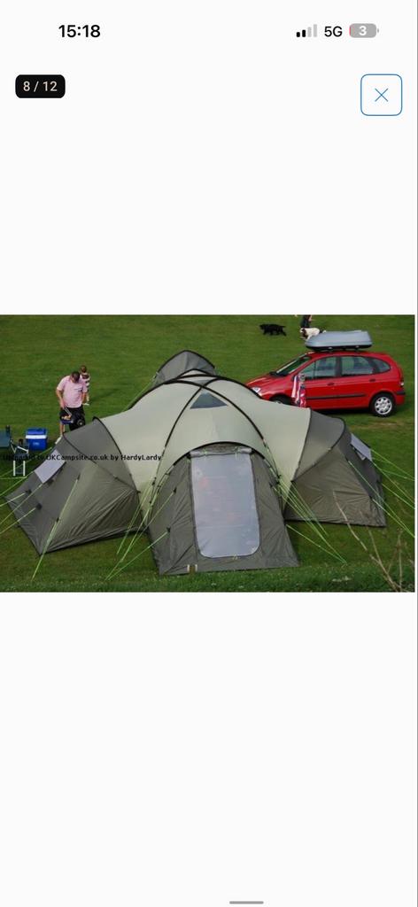 Outwell Hartford XL Tent - Ruime Gezinstent 8 persoons, Ophalen of Verzenden, Zo goed als nieuw, Meer dan 6