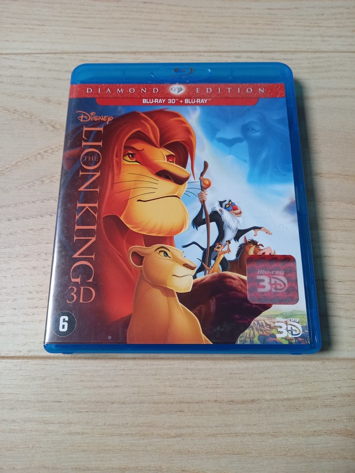 The Lion King 3D blu ray Diamond Edition, Ophalen of Verzenden, Zo goed als nieuw, Tekenfilms en Animatie