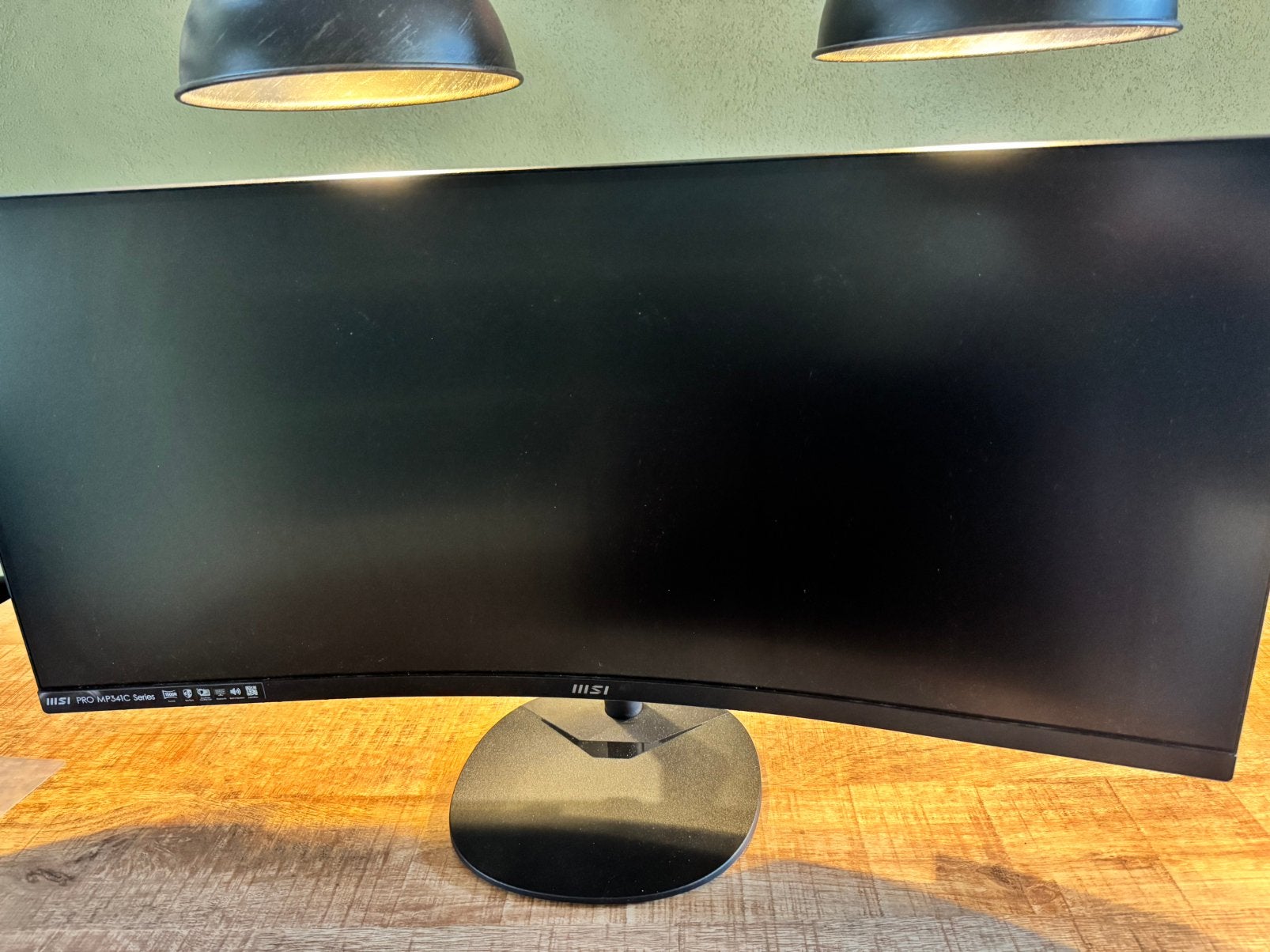 MSI PRO MP341C 34" Curved Ultra Wide Monitor - Defect, Ophalen, 101 t/m 150 Hz, Curved, Zo goed als nieuw