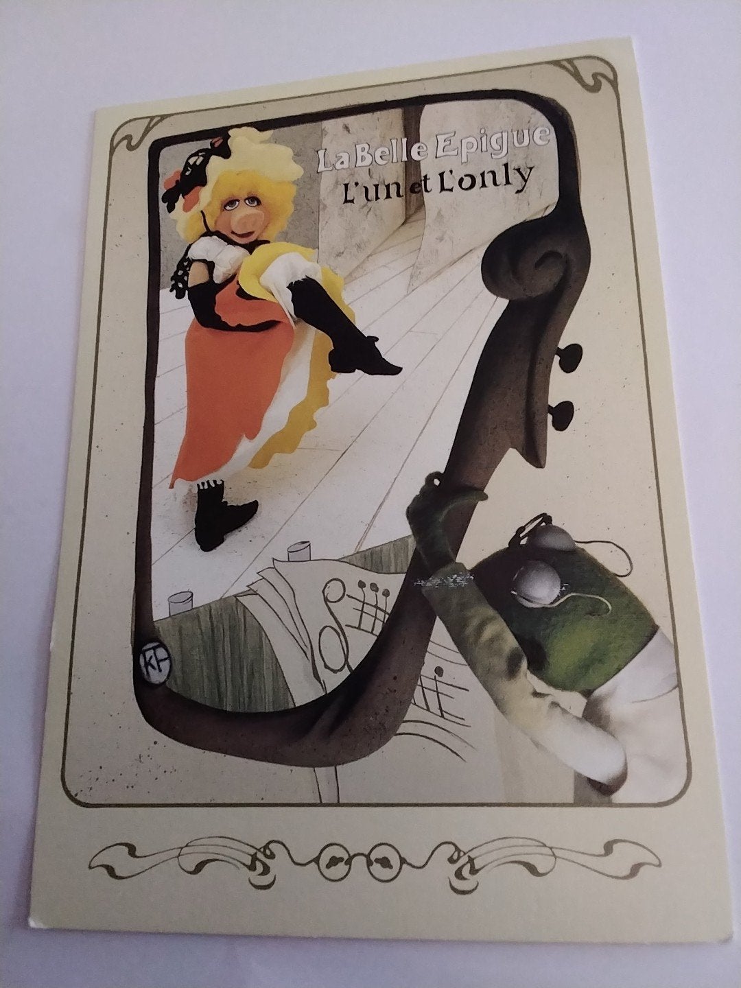 Muppets Miss Piggy Kermit La Belle Epigue L'un et L'only, Ophalen of Verzenden, 1980 tot heden, Ongelopen