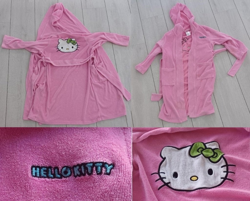 Meisjes badjas 110 – 116, Gebruikt, Meisje, H&M, Sport- of Zwemkleding