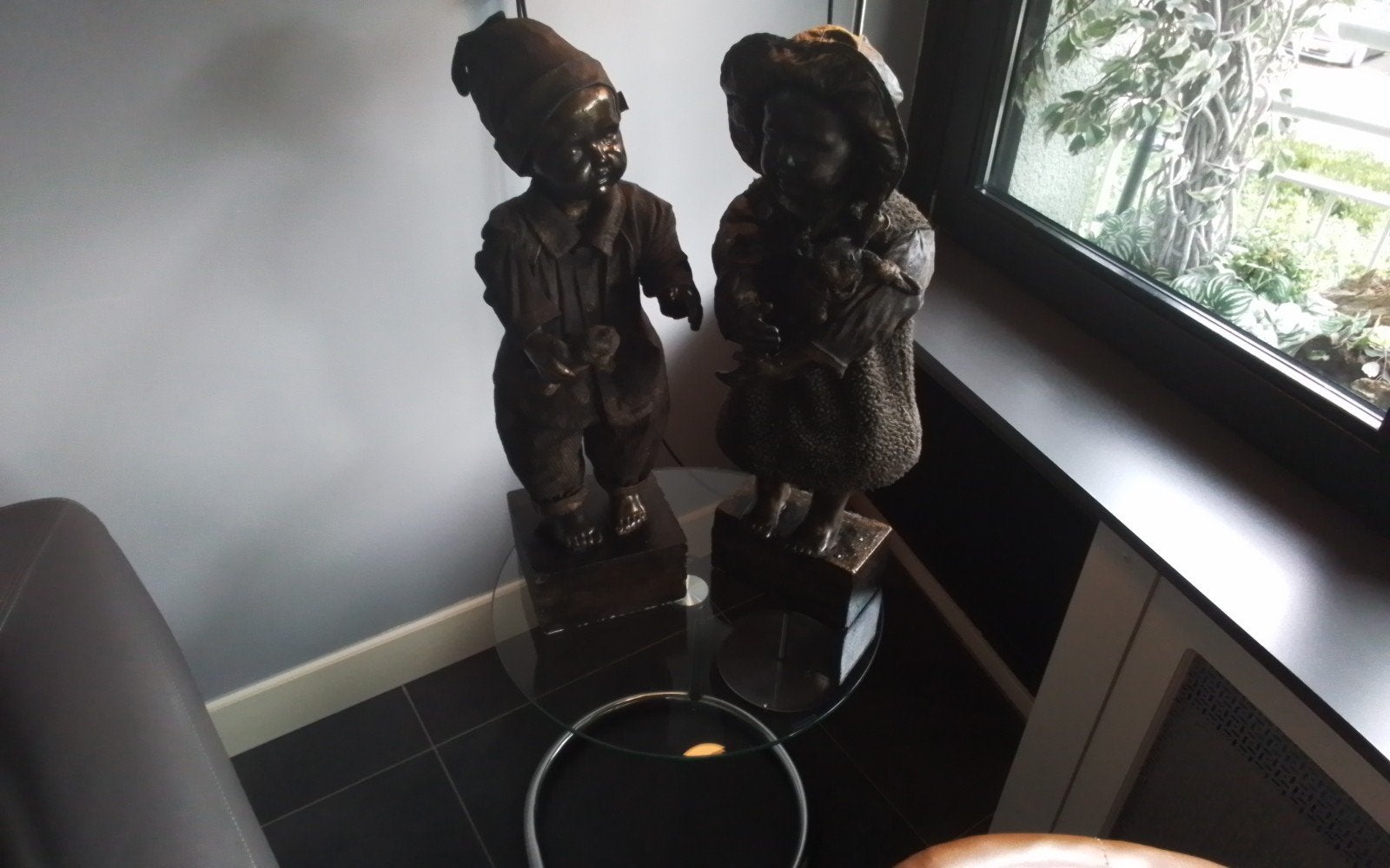 Jongen en meisje 75 cm hoog, Ophalen of Verzenden, Zo goed als nieuw, Mens
