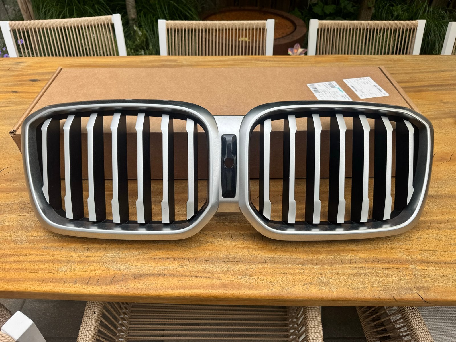 Nieren Grill BMW X3 G01 Mat Chroom/Zilver, Auto-onderdelen, Carrosserie en Plaatwerk, Gebruikt, Voor, Ophalen of Verzenden, Bumper