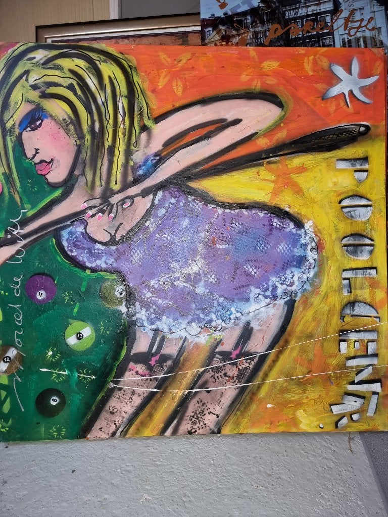 Origineel werk van Marcel de With Potje Pool, Antiek en Kunst, Ophalen