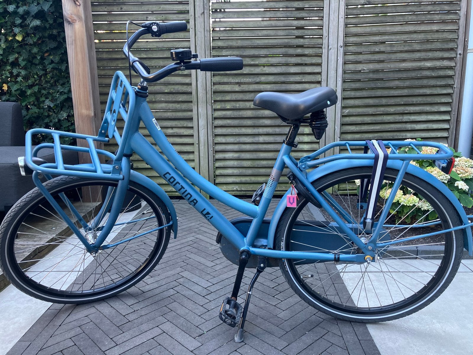 Cortina U4 Meisjesfiets - Blauw, Terugtraprem, Versnellingen, Zo goed als nieuw, 50 tot 53 cm