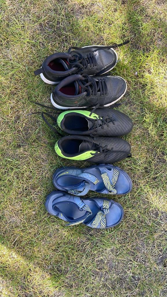 Size 35 boys shoes, Ophalen, Zwart, Decathlon, Sneakers of Gympen