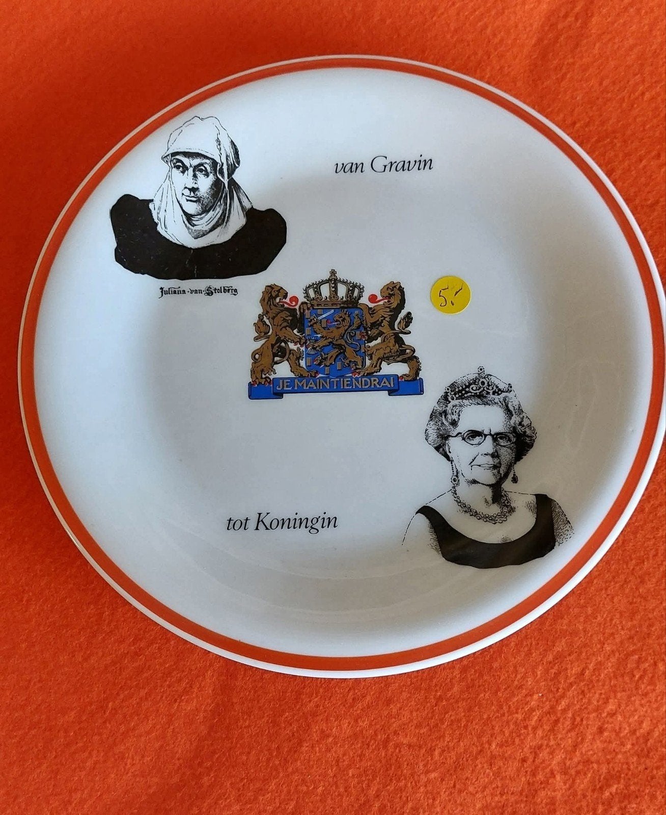 BORDEN KONINKLIJK HUIS € 5.00 PER STUK, Ophalen of Verzenden