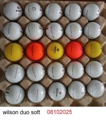 Golfballen WILSON duo soft zo goed als nieuw 25 stuk, Ophalen of Verzenden, Zo goed als nieuw, Bal(len), Overige merken