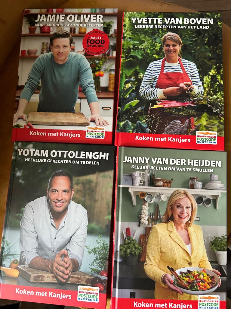 Kookboeken postcodeloterij, Overige typen, Nieuw, Ophalen of Verzenden, Overige gebieden