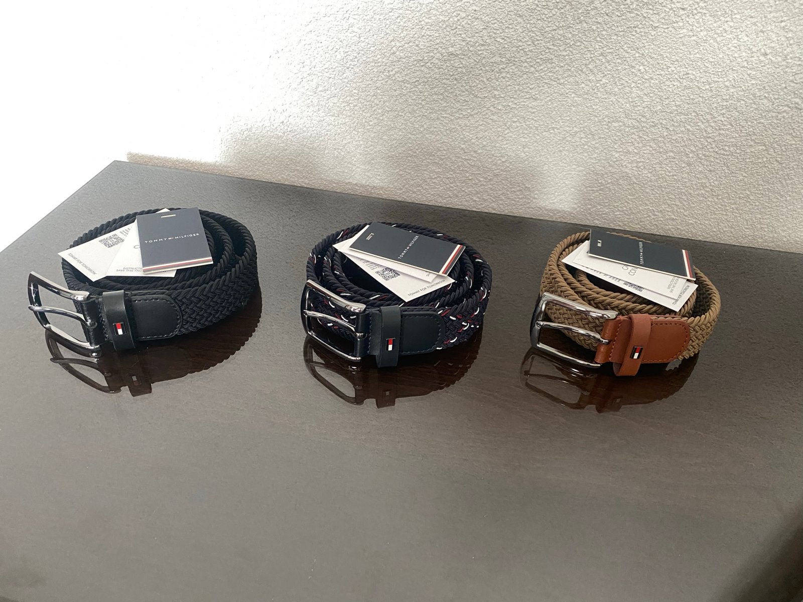 Tommy Hilfiger Gevlochten Riem - Nieuw met labels, Kleding | Heren, Riemen en Ceinturen, 95 tot 105 cm, Zwart, Nieuw, Ophalen of Verzenden