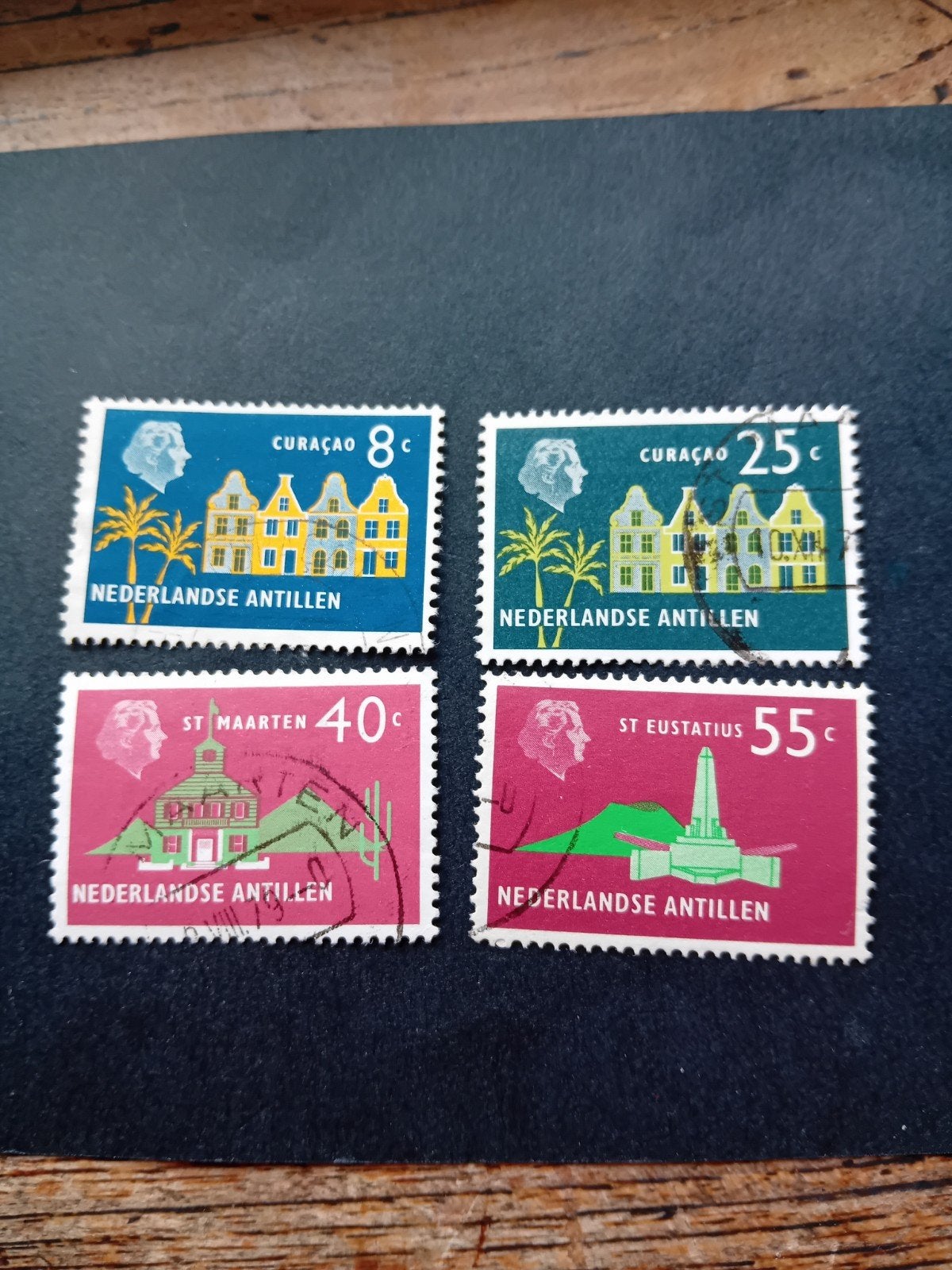 Nederlandse Antillen - Curaçao, St. Maarten, St. E, Ophalen of Verzenden, Gestempeld
