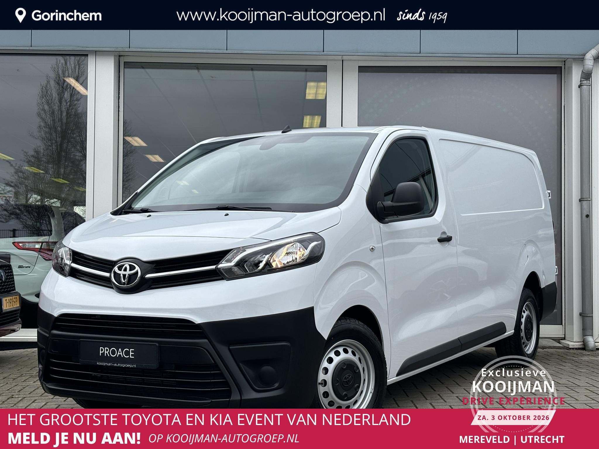 Toyota PROACE Worker 2.0 D-4D Live | BPM VRIJ | Cruise Contr, Stof, Gebruikt, Euro 6, 4 cilinders