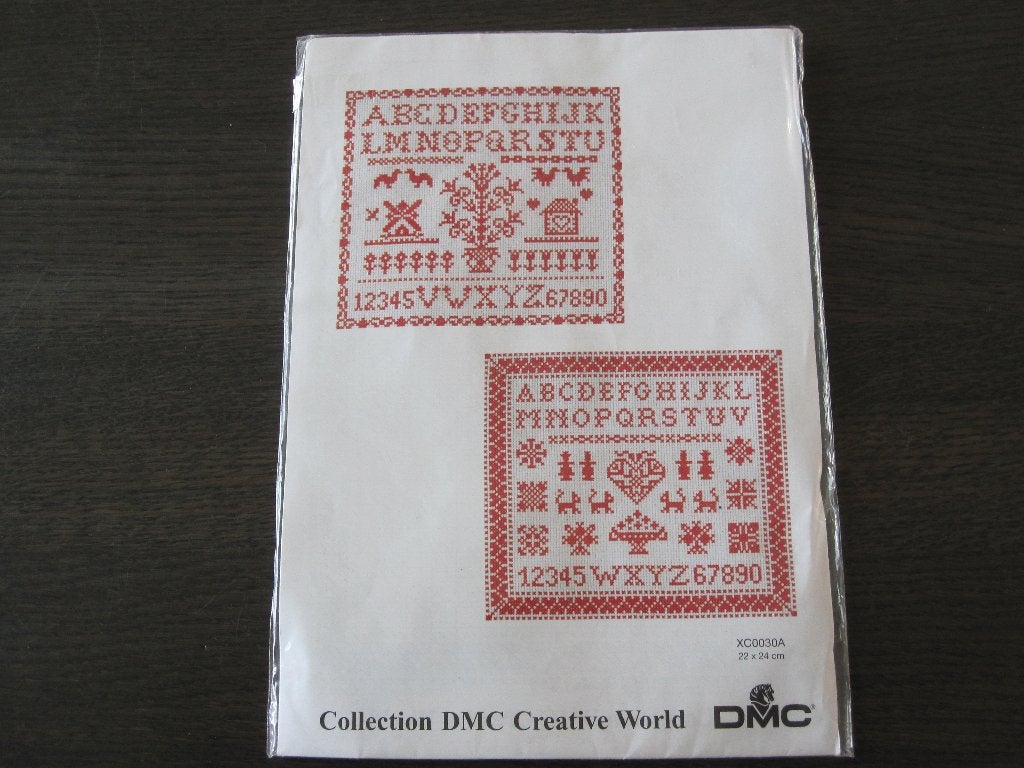 Kleine merklap DMC,XC0030A, Permin of Copenhagen., Ophalen of Verzenden, Nieuw, Handborduren, Borduurpakket