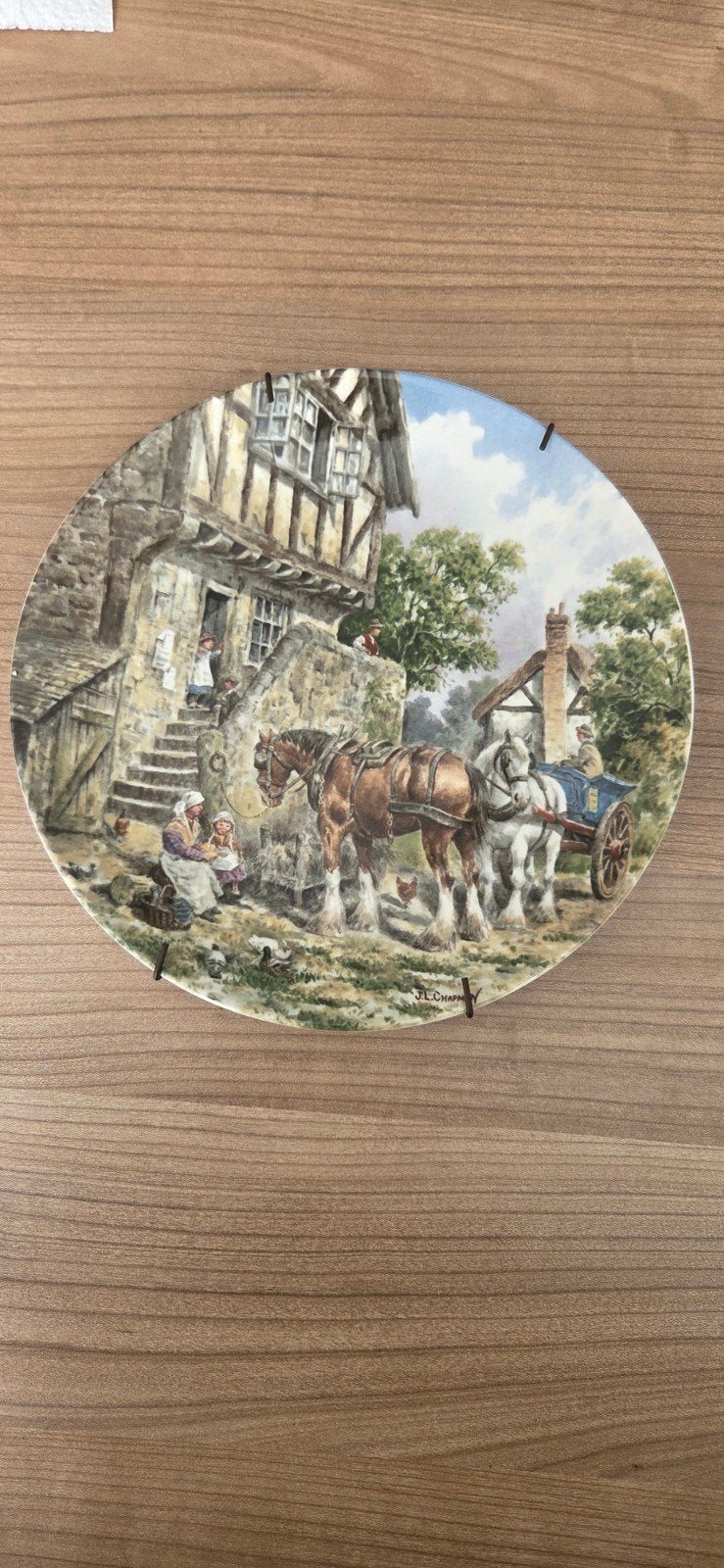 Bradex Wedgwood 'Morning in the Farmyard' sierbord, Ophalen