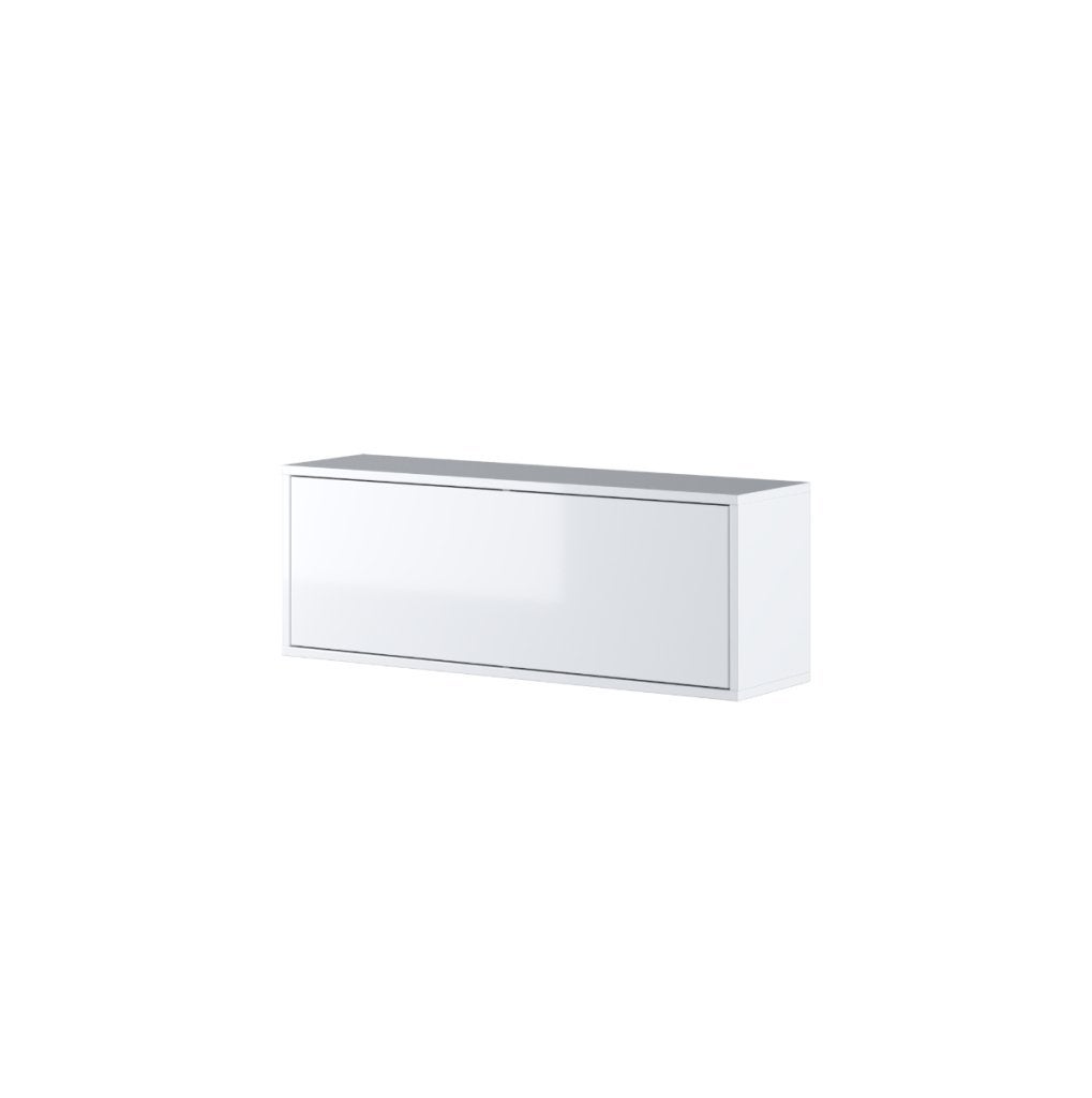 Concept wandkast smal - Wit hoogglans, Niet ingevuld, Niet ingevuld, Niet ingevuld