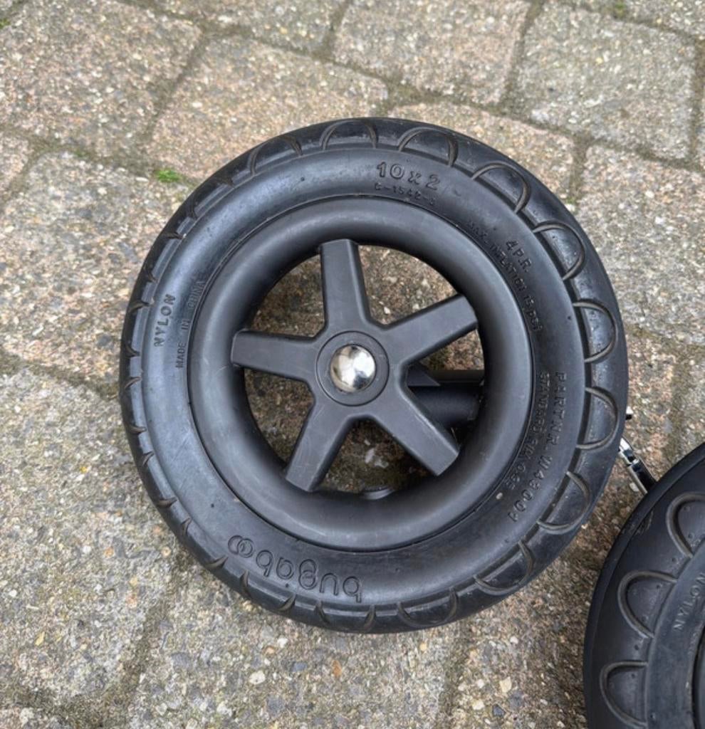 Bugaboo kinderwagen wielen set van 2 ruig terrein wielen, Kinderwagen, Luchtbanden, Bugaboo, Ophalen of Verzenden