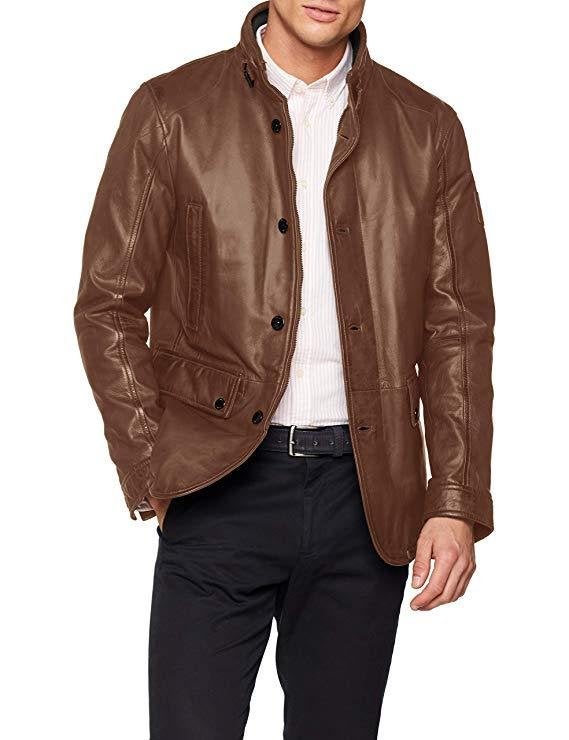 Strellson Lamsleer jacket maat XL nieuw €649,-, Ophalen of Verzenden, Nieuw, Maat 56/58 (XL), Bruin