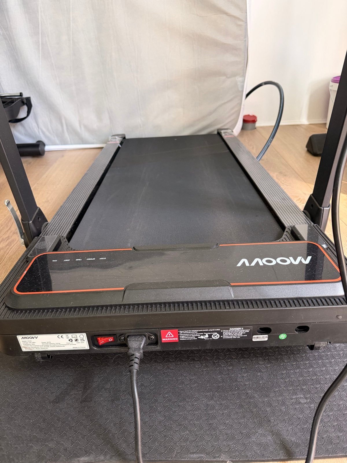 Moov Pro V2 Incline Loopband - Stil en Opvouwbaar, Gebruikt, Ophalen of Verzenden, Metaal, Loopband