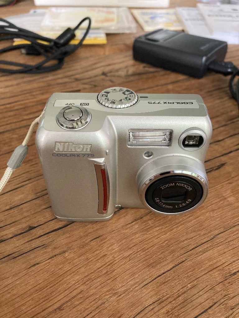 Nikon Digitale Camera Coolpix 775, Ophalen, Gebruikt, 2 megapixels, Overige typen