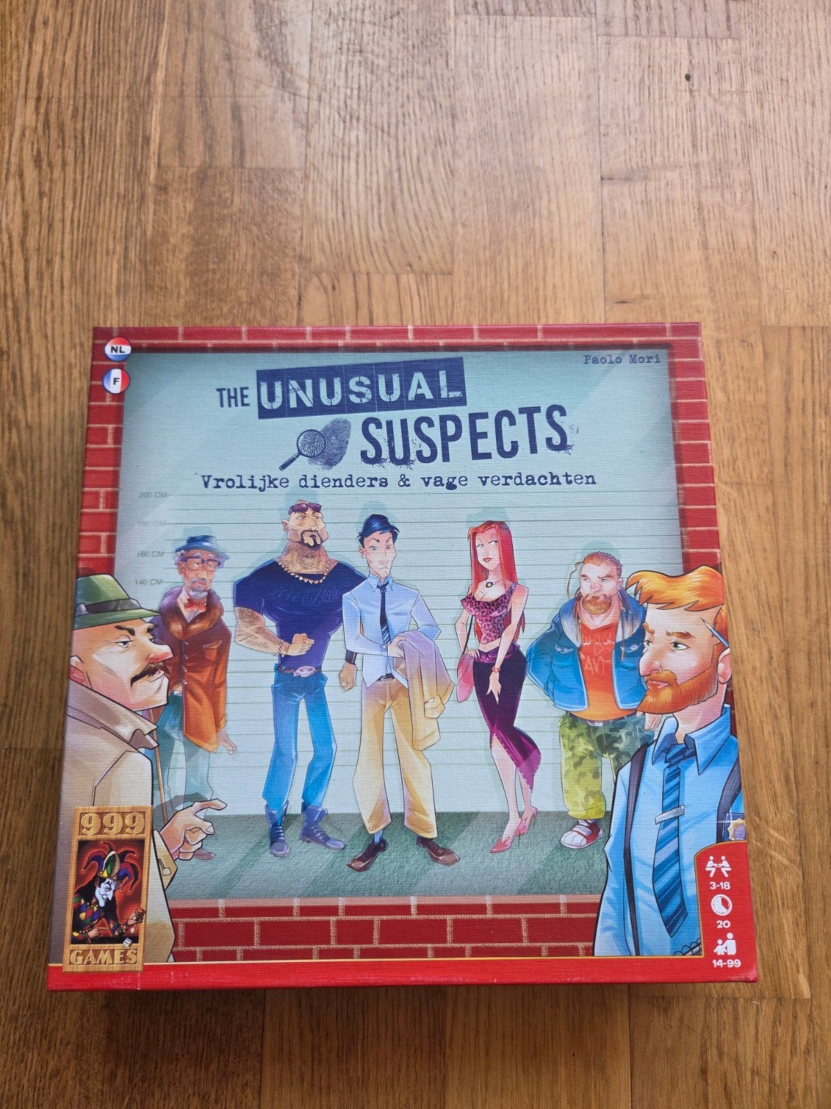 The unusual suspects bordspel 999 games NL, Een of twee spelers, Ophalen of Verzenden, Zo goed als nieuw, 999 Games