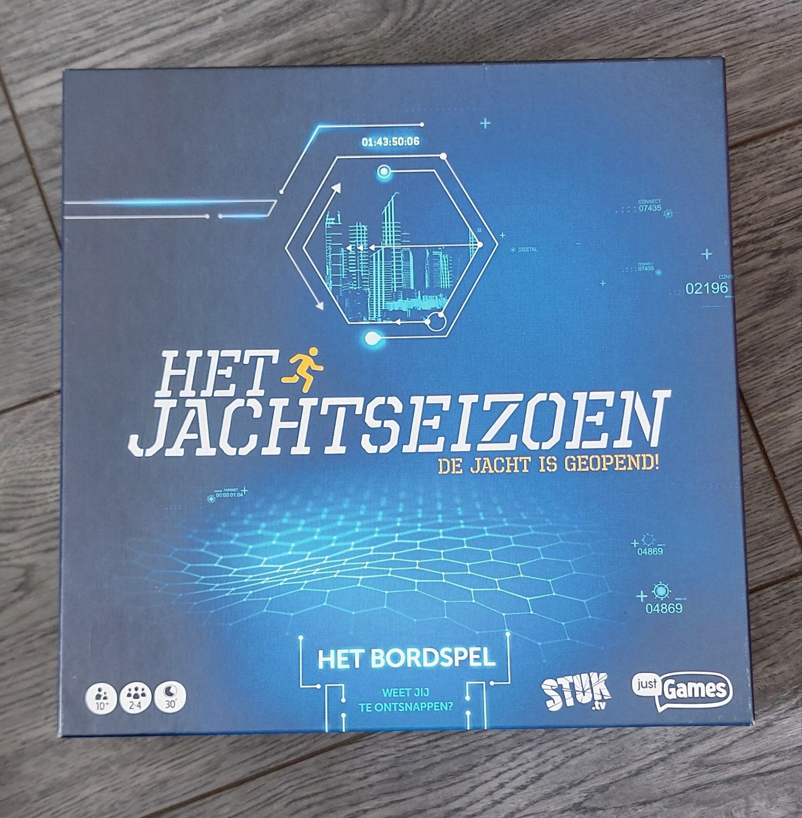 Het jachtseizoen, bordspel; leeftijd 10+, 2-4 spelers, Een of twee spelers, Ophalen of Verzenden, Zo goed als nieuw, Just Games