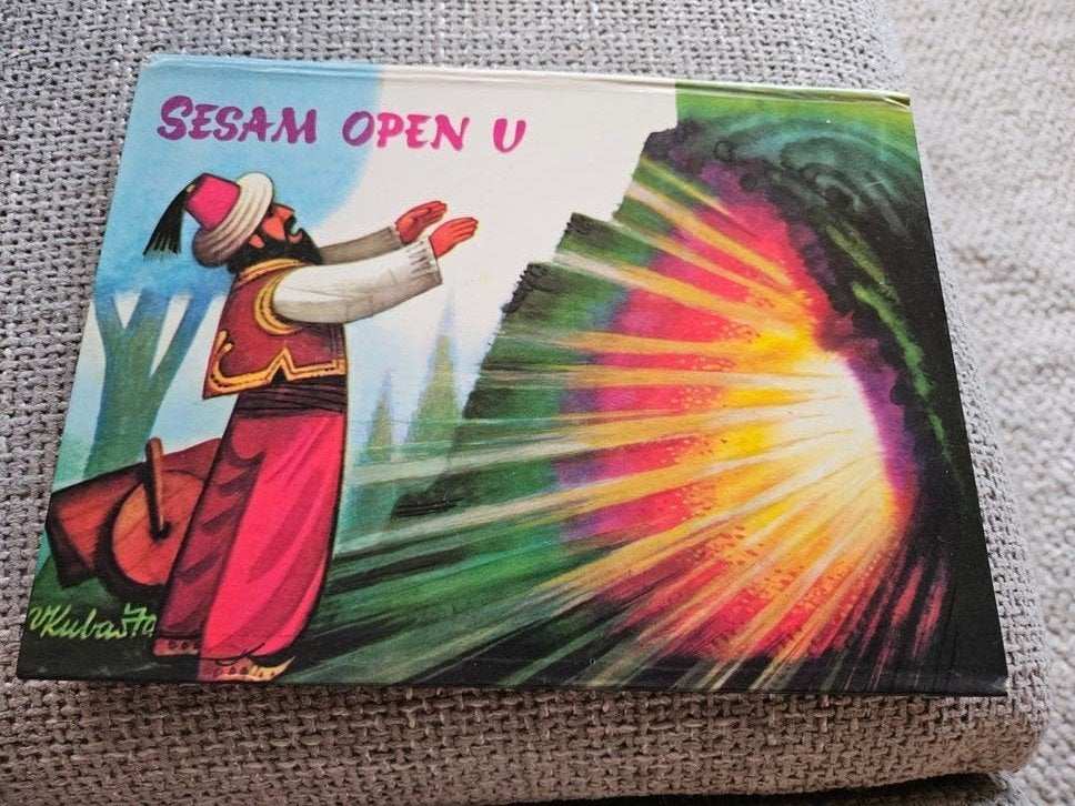 Pop-up Boek Sesam Open U - V. Kubašta 1969, Ophalen of Verzenden, Gelezen, V. Kubašta