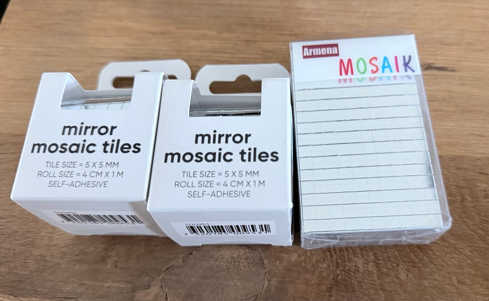 Zelfklevende Spiegel Mozaïek Tegels (5x5mm), Ophalen, Nieuw, Overige typen