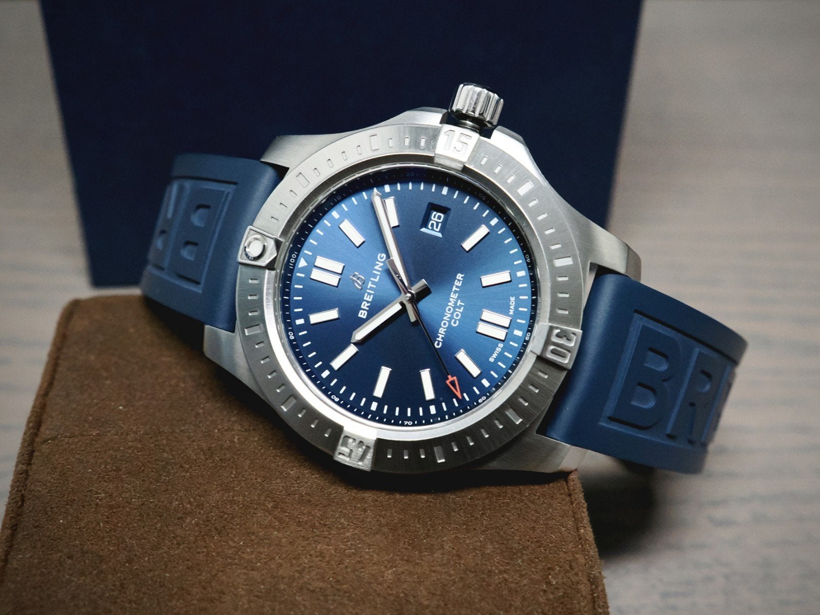 Breitling Chronomat Colt Automatic 44 A17388101C1S1, Staal, Breitling, Polshorloge, Kunststof