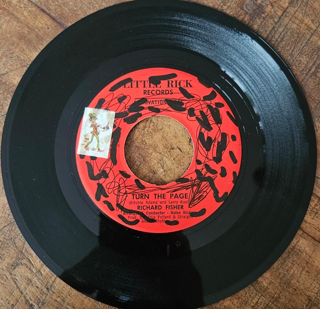 Richard Fisher - Turn the page ( 7-inch vinyl singel), Ophalen of Verzenden, Gebruikt