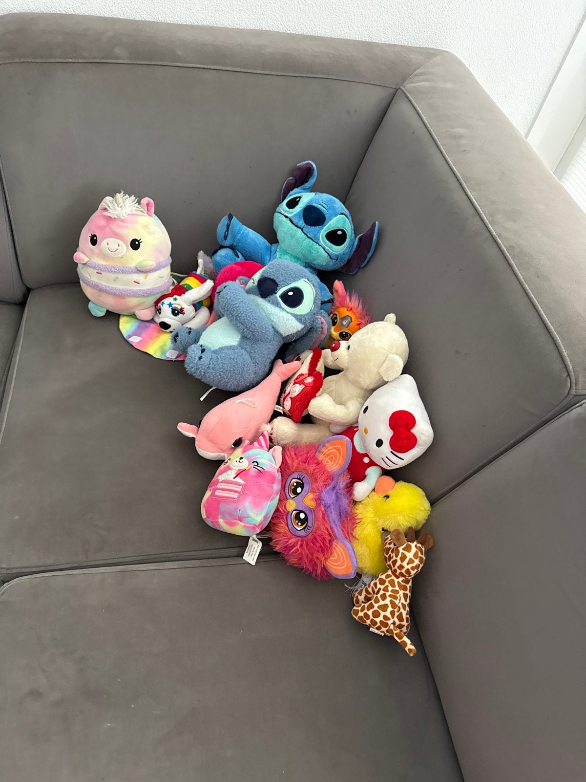Grote verzameling knuffels, diverse karakters en merken, Ophalen, Gebruikt, Eenhoorn, Disney