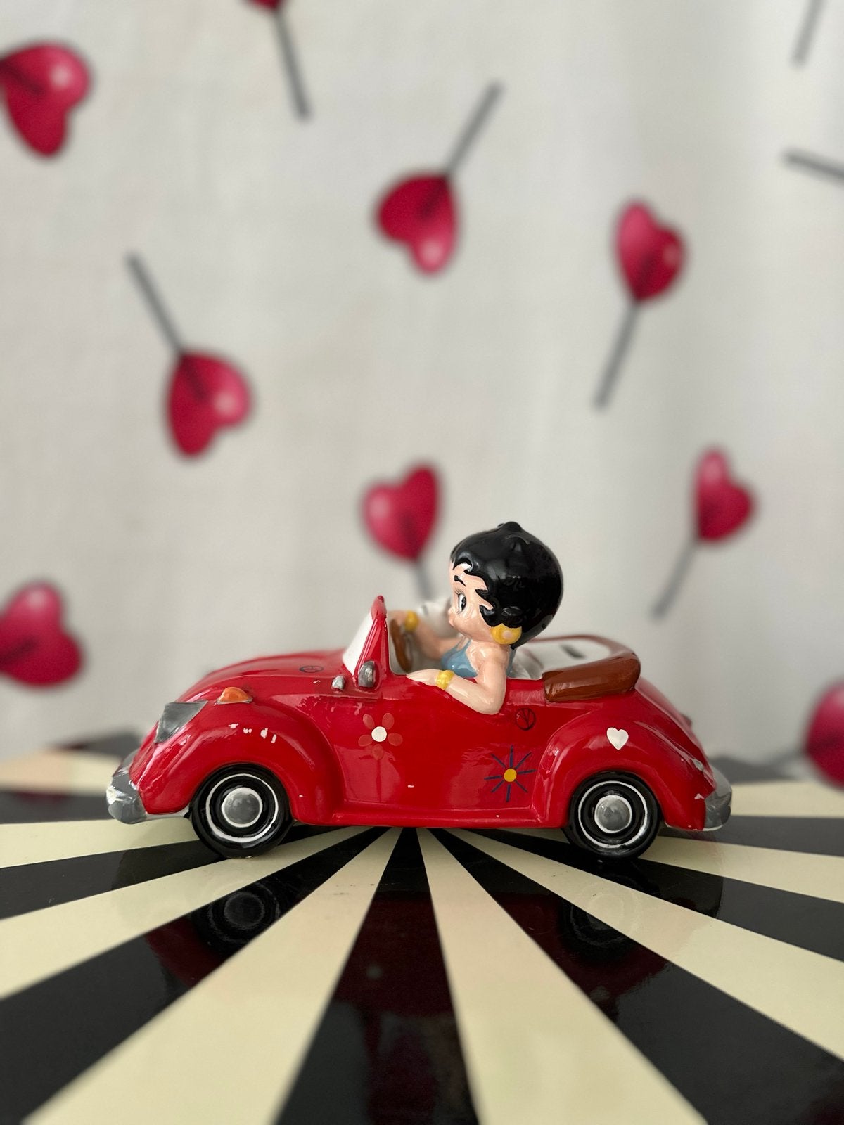 BETTY BOOP - Kever Cabrio | Vintage | Auto | Spaarpot | 2000, Ophalen of Verzenden, Gebruikt