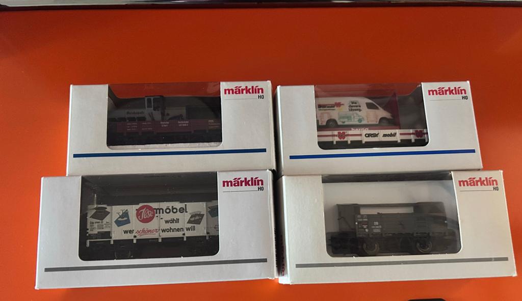 Marklin H0 Insider wagons 4 stuks, Hobby en Vrije tijd, Modeltreinen | H0, Ophalen of Verzenden, Wisselstroom, Wagon, Märklin